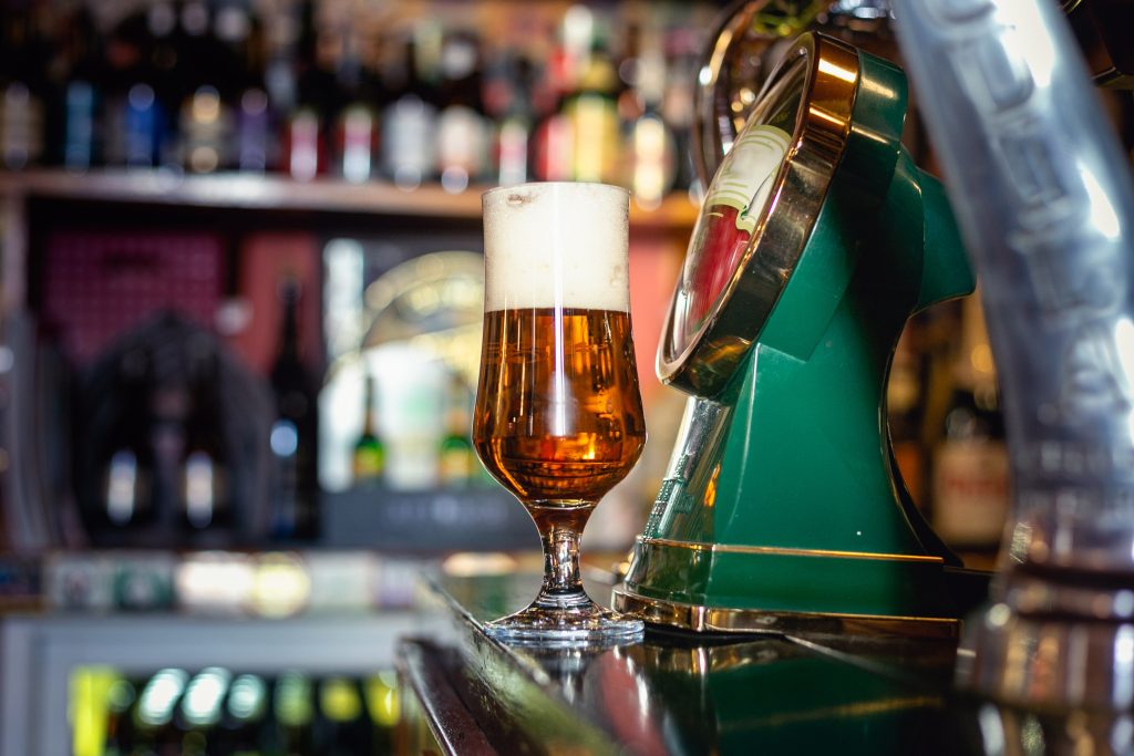 Golden beer at Kildare Brewing